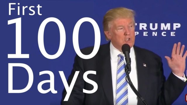 Trump 100 (em 30 e poucos) dias